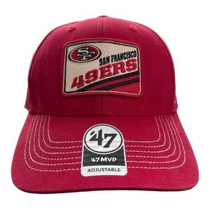 SOLD 47 Brand Hat - San Francisco 49ers, Red, One Size